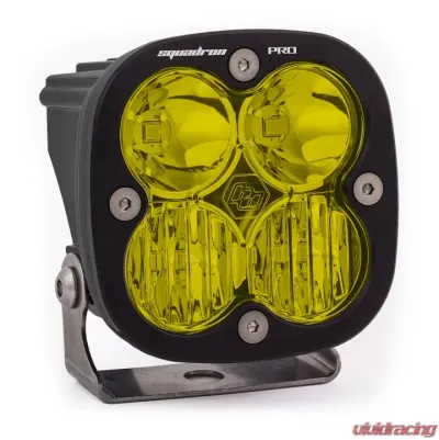 Baja Designs Black Amber Lens Driving/Combo Pattern Squadron Pro LED Light Pod - 490013