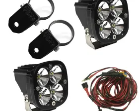 Baja Designs 2 Inch Harness Squadron Pro LED Light Pods Kit W/A Pillar Mounts