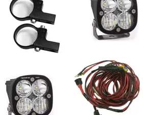Baja Designs 1.75 Inch Harness Squadron Pro LED Light Pods Kit W/Horiz Mounts