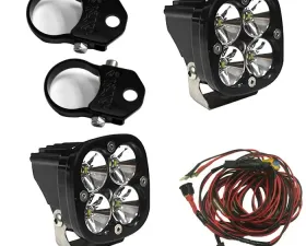 Baja Designs 2 Inch Harness Squadron Pro LED Light Pods Kit W/Vertical Mounts