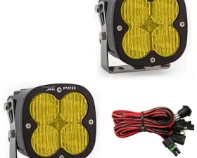 Baja Designs Amber Lens Wide Cornering Pattern Pair XL Pro Series LED Light Pods