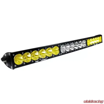 Baja Designs 30 Inch Amber/White Dual Control Pattern OnX6 Arc Series LED Light Bar - 523003DC