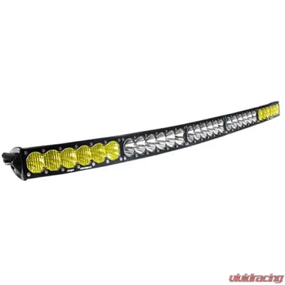 Baja Designs 50 Inch Amber/White Dual Control Pattern OnX6 Arc Series LED Light Bar - 525003DC
