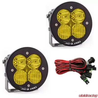 Baja Designs Amber Lens Driving Combo Pattern XL-R Pro Series LED Light Pods Pair - 537813
