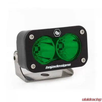 Baja Designs Green Lens Spot Pattern S2 Sport LED Work Light - 540001GR
