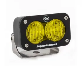 Baja Designs Amber Lens Wide Cornering Pattern S2 Sport LED Work Light Each