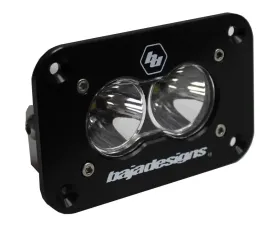 Baja Designs Clear Lens Spot Pattern Flush Mount S2 Sport LED Work Light Each