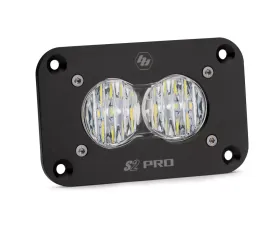 Baja Designs Clear Lens Wide Cornering Pattern Flush Mount S2 Sport LED Work Light Each