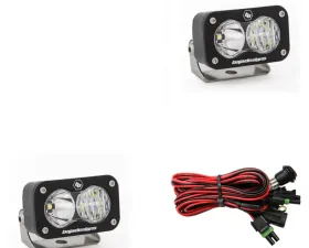 Baja Designs Clear Lens Driving Combo Pattern S2 Sport LED Work Light Pair