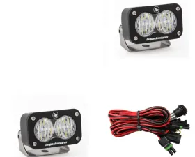 Baja Designs Clear Lens Wide Cornering Pattern S2 Sport LED Work Light Pair