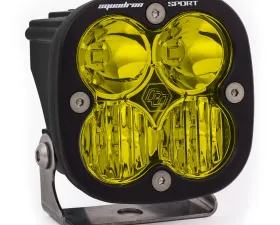 Baja Designs Driving/Combo Pattern Amber Black Squadron Sport LED Light Pod