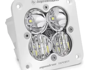 Baja Designs White Clear Lens Driving/Combo Pattern Squadron Sport Flush Mount LED Light Pod