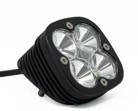 Baja Designs Flush Mount LED Light Pod Angled Black Clear Lens Work/Scene Pattern Squadron Sport