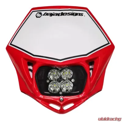 Baja Designs LED DC Red Squadron Sport Motorcycle Race Light - 5570014R