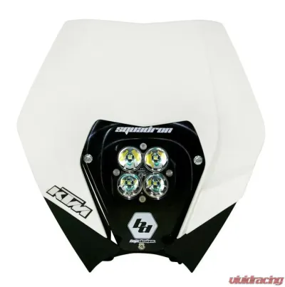 Baja Designs White Squadron Sport Headlight Kit DC w/ Headlight Shell KTM 2008-2013 - 557061
