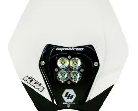 Baja Designs White Squadron Sport AC Headlight Kit w/ Headlight Shell KTM 2008-2013
