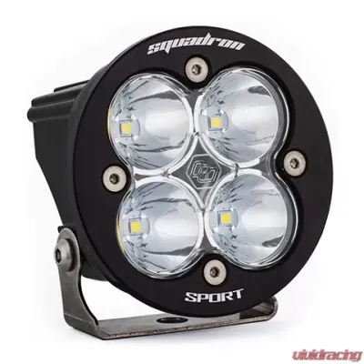 Baja Designs Clear Lens Spot Pattern Squadron R Sport LED Light Pod Each - 580001