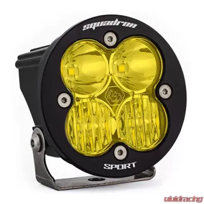 Baja Designs Amber Lens Driving/Combo Pattern Squadron R Sport LED Light Pod Each - 580013