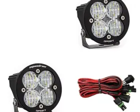 Baja Designs Clear Lens Wide Cornering Squadron R Sport LED Light Pods Pair