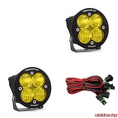 Baja Designs Amber Lens Driving/Combo Squadron R Sport LED Light Pods Pair - 587813