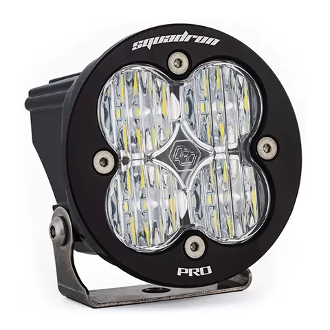 Baja Designs Clear Lens Wide Cornering Pattern Squadron R Pro LED Light Pod Each - 590005