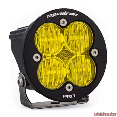 Baja Designs Amber Lens Wide Cornering Pattern Squadron R Pro LED Light Pod Each - 590015