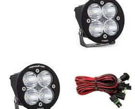 Baja Designs Clear Lens Spot Squadron R Pro LED Light Pods Pair