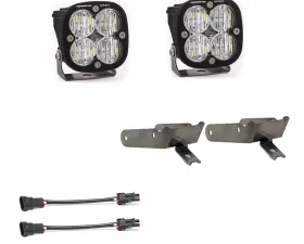 Baja Designs Fog Lights Squadron Sport Fog Pocket Kit Ford Super Duty 1999-2010