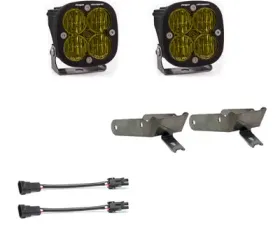 Baja Designs SAE Amber Fog Pocket Kit Ford Super Duty 1999-2010