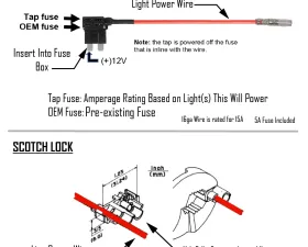 Baja Designs Wiring Harness Fuse Tap Kit