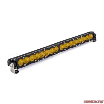 Baja Designs 20 Inch Single Amber Straight Wide Driving Pattern S8 Series LED Light Bar - 702014