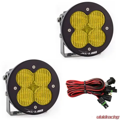 Baja Designs Amber Lens Wide Cornering Pattern XL R 80 Series LED Light Pods Pair - 767815