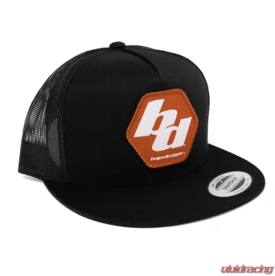 Baja Designs Black Flexfit Trucker Hat - 980025