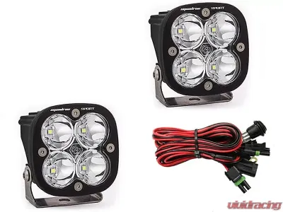 Baja Designs Clear Lens Spot Squadron Sport LED Light Pods Pair - 557801