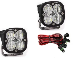 Baja Designs Clear Lens Wide Cornering Squadron Sport LED Light Pods Pair