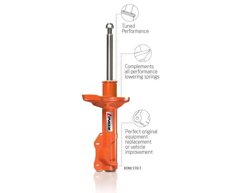 Koni STR.T (Orange) Shock 99-07 Chevrolet Silverado 1500 4WD - Front - 8850 1031