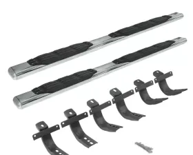 Go Rhino 1000 Series Cab length - Polished Stainless Bars + Brackets