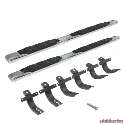 Go Rhino 1000 Series Cab length - Polished Stainless Bars + Brackets - 105412973PS