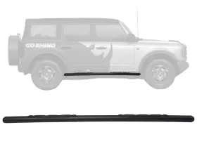 Go Rhino 1000 Series Cab length - Textured Black Bars + Brackets