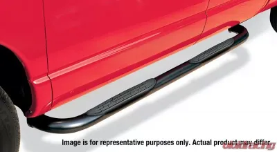 Go Rhino 3 Tubular Side Bars for 2019 Chevy/GMC 1500 Crew Cab, Semi-Gloss Black - 4078B