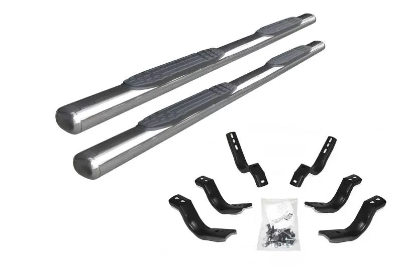 Go Rhino 1000 Series Cab length - Polished Stainless Bars + Brackets Toyota Tacoma 2005-2020 - 104442987PS