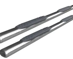 Go Rhino 1000 Series 4 Oval Side Steps, Polished Stainless, 87 long, Ram 1500 2019-2020