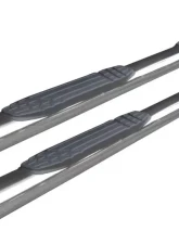 Go Rhino 1000 Series 4 Oval Side Steps, Polished Stainless, 73 long Jeep Wrangler 2018-2020                                     - 104450673PS - Image 2