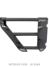 Go Rhino Trailline Tube Doors Rear Jeep Wrangler JKU 2007-2018                                     - 572502 - Image 3