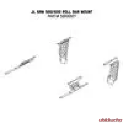 Go Rhino SRM JLU Mounting Bracket Kit Jeep Wrangler 2019-2020 - 5910012T