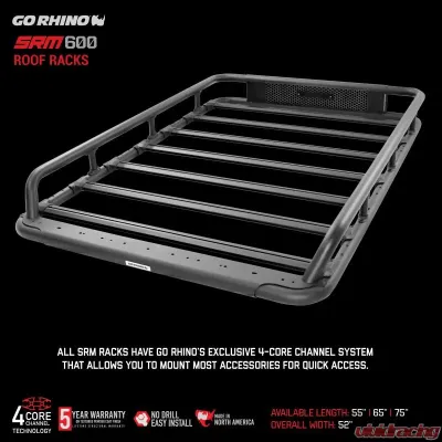 Go Rhino SRM600 Series Tubular Rack - 5936055T