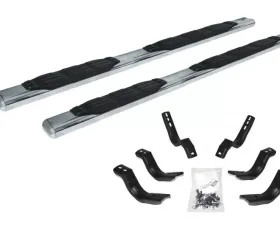 Go Rhino 1000 Series Cab length - Polished Stainless Bars + Brackets