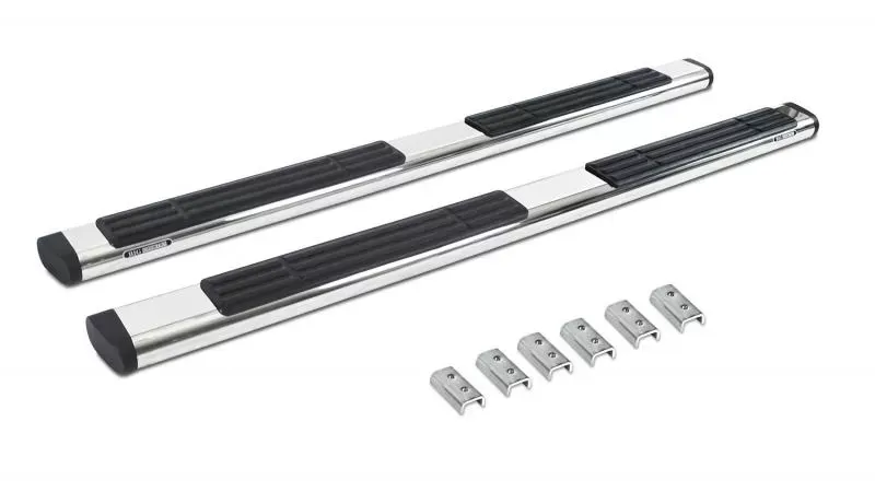 Go Rhino 6" OE Xtreme Stainless SideSteps Kit - 87" Long + Brackets Jeep Gladiator 2020 - 686451687PS