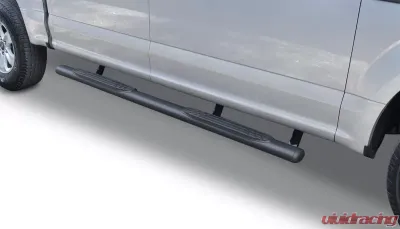 Go Rhino 4" OE Xtreme SideSteps Kit - 87" Long Textured Black + Mounting Brackets F-150 | 250 | 350 | Raptor 2017-2025 - 684415587T