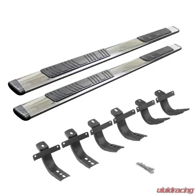 Go Rhino 5" OE Xtreme Low Profile SideSteps Kit - 71" Long Stainless Steel + Brackets - 685412971PS